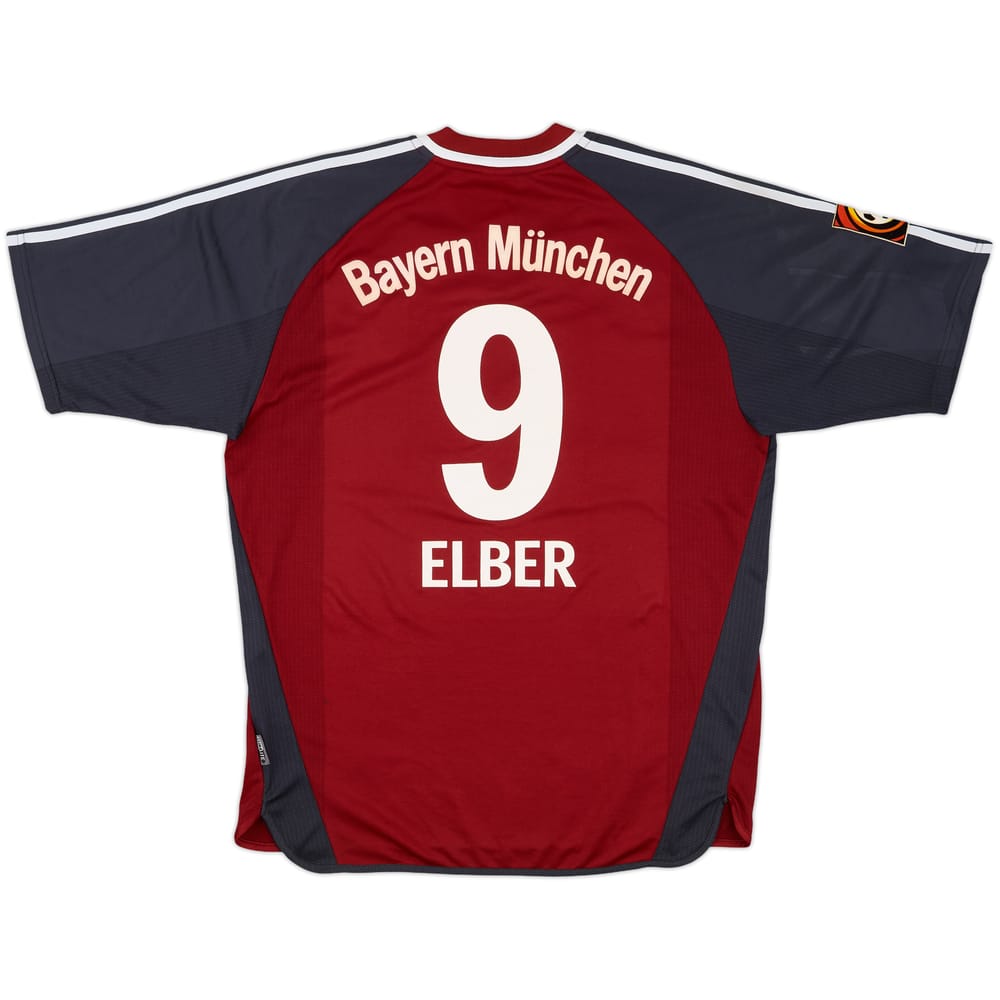 2001-02 Bayern Munich Home Shirt Elber #9 (L)
