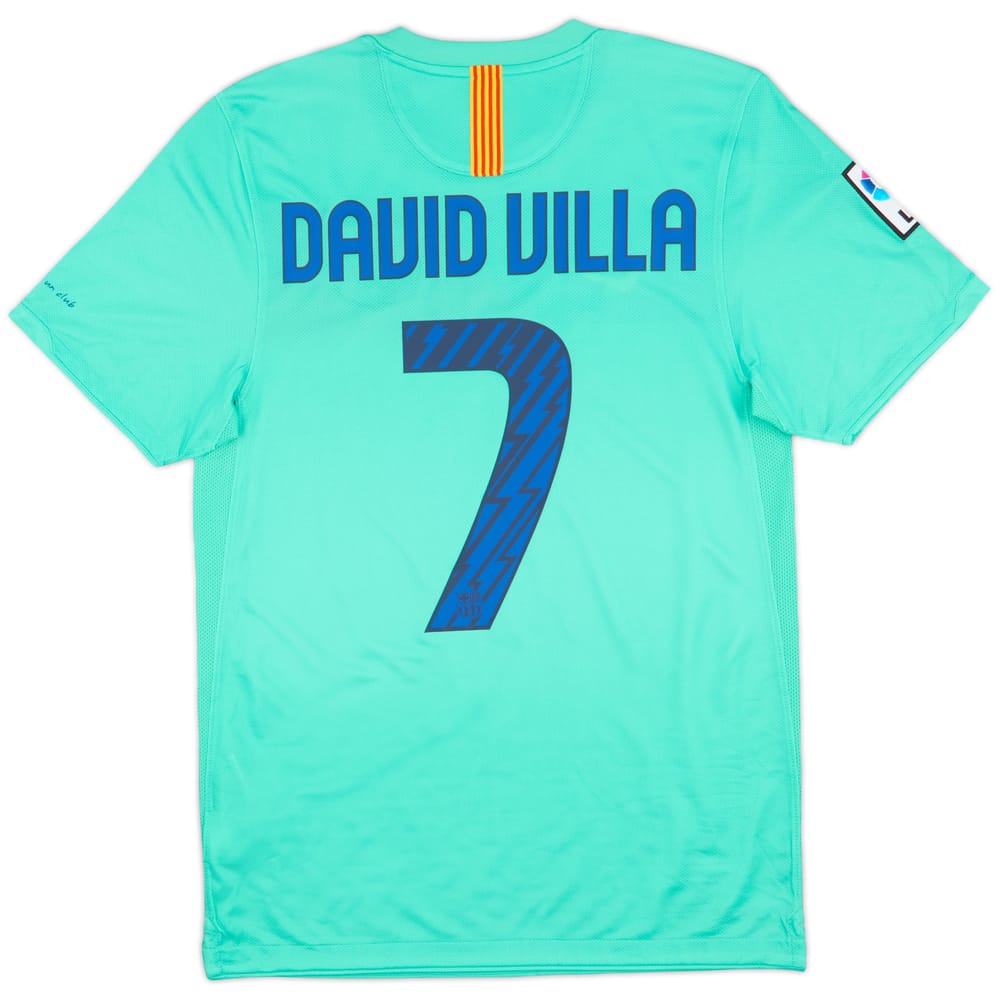 2010-11 Barcelona Away Shirt David Villa #7 (S)