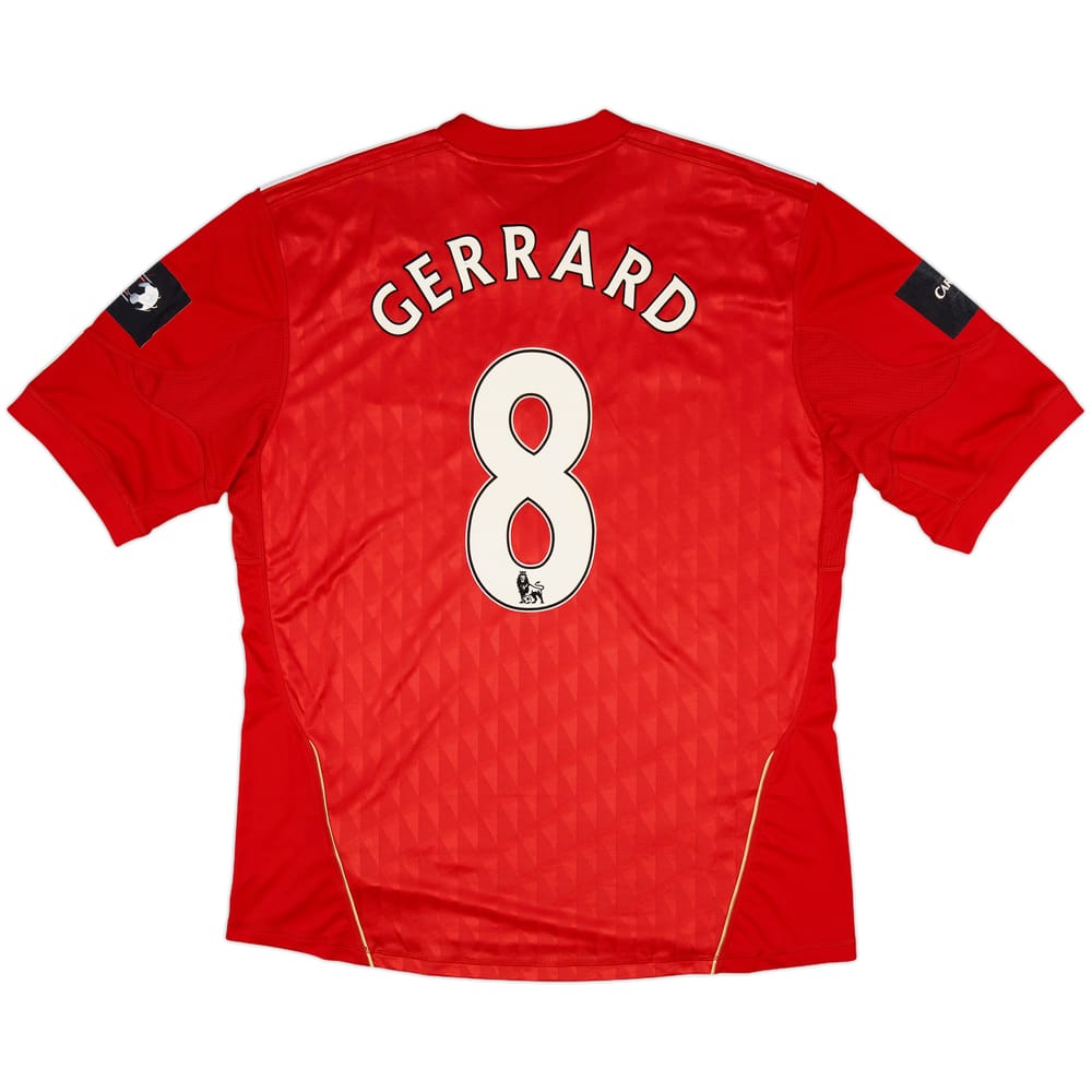 2010-12 Liverpool Home Shirt Gerrard #8 (XL)