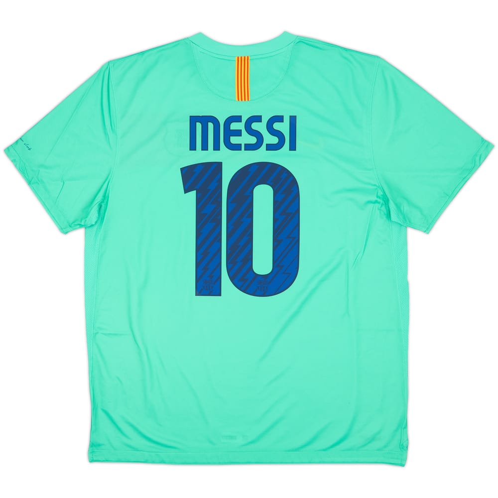 2010-11 Barcelona Authentic Away Shirt Messi #10 (XL)