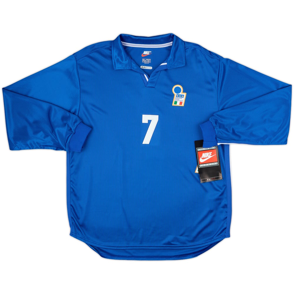 1997-98 Italy Player Issue Home L/S Shirt #7 (L)