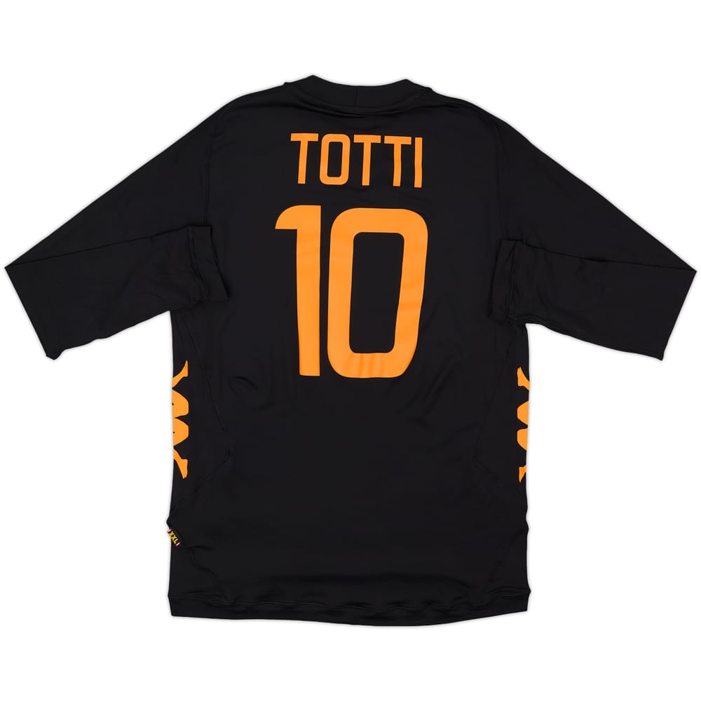 2011-12 Roma Third L/S Shirt Totti #10 (XXL)