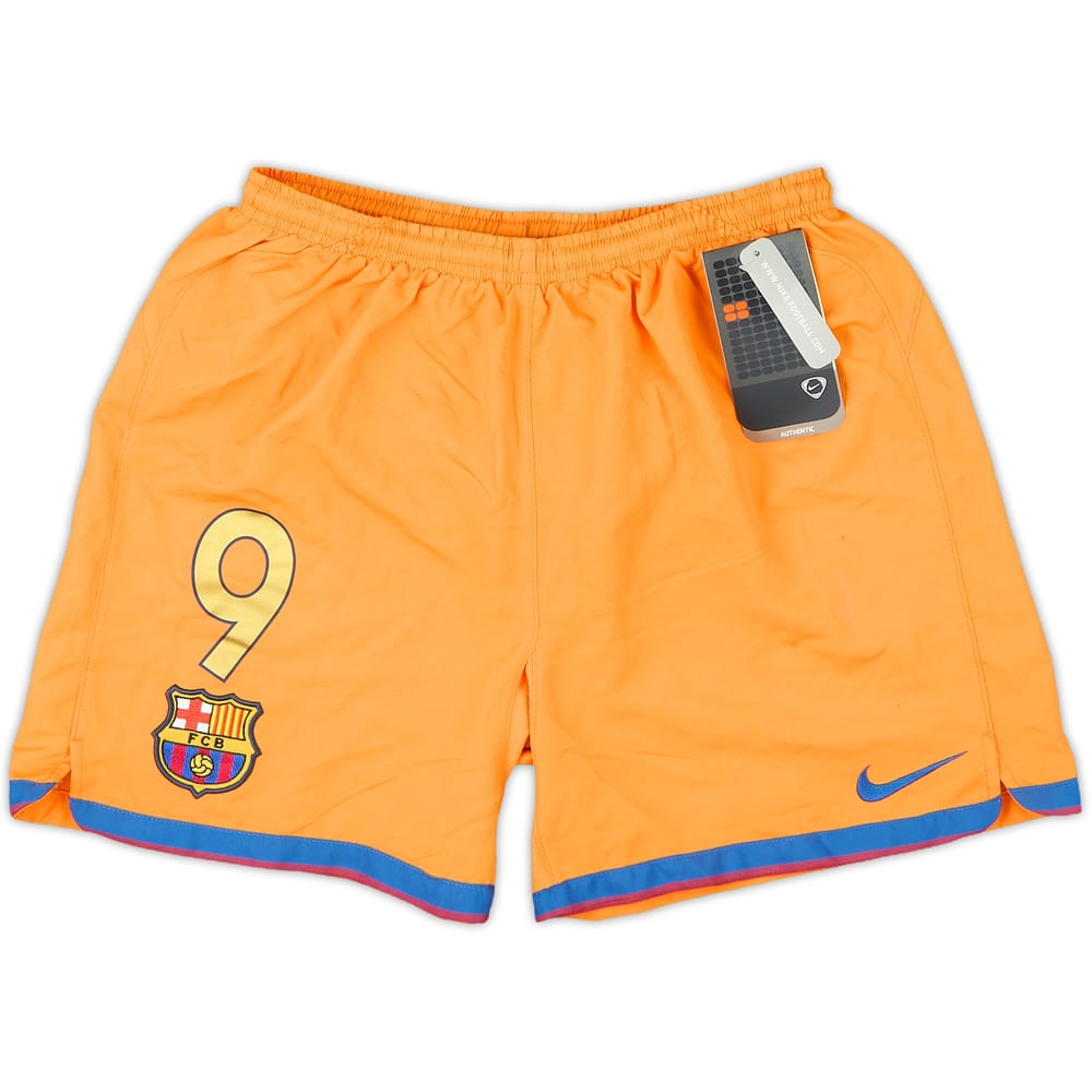 2006-07 Barcelona Away Shorts #9 (XL.Boys)