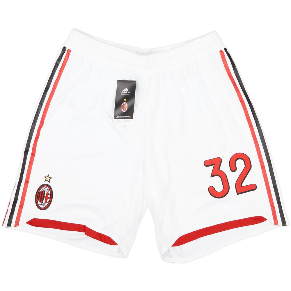 2009-10 AC Milan Player Issue Home Shorts #32 (XL)