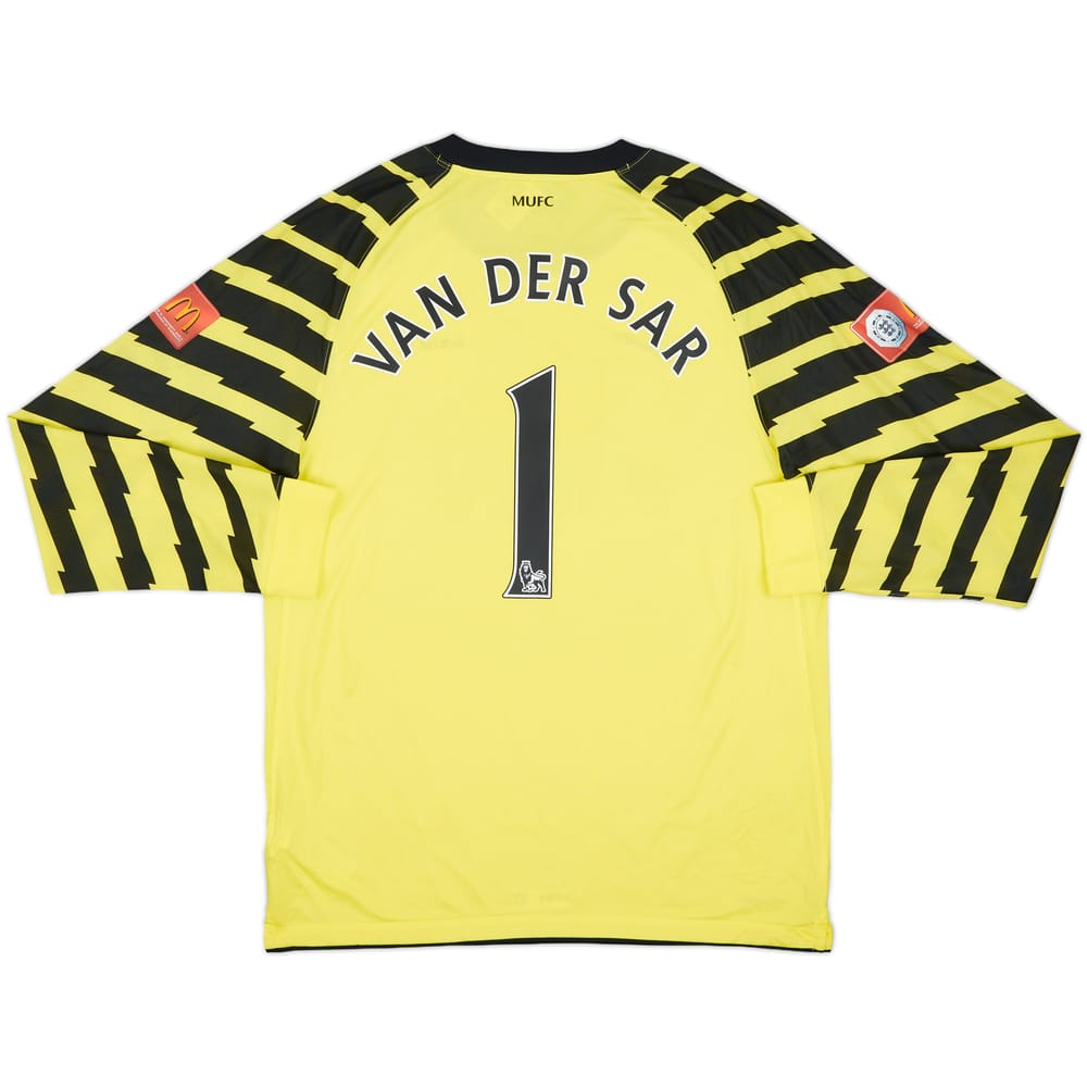 2010-11 Manchester United Yellow GK Shirt Van Der Sar #1 (L)