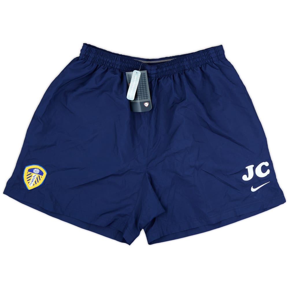 2002-03 Leeds United Nike Staff Issue Training Shorts 'JC' (XL)