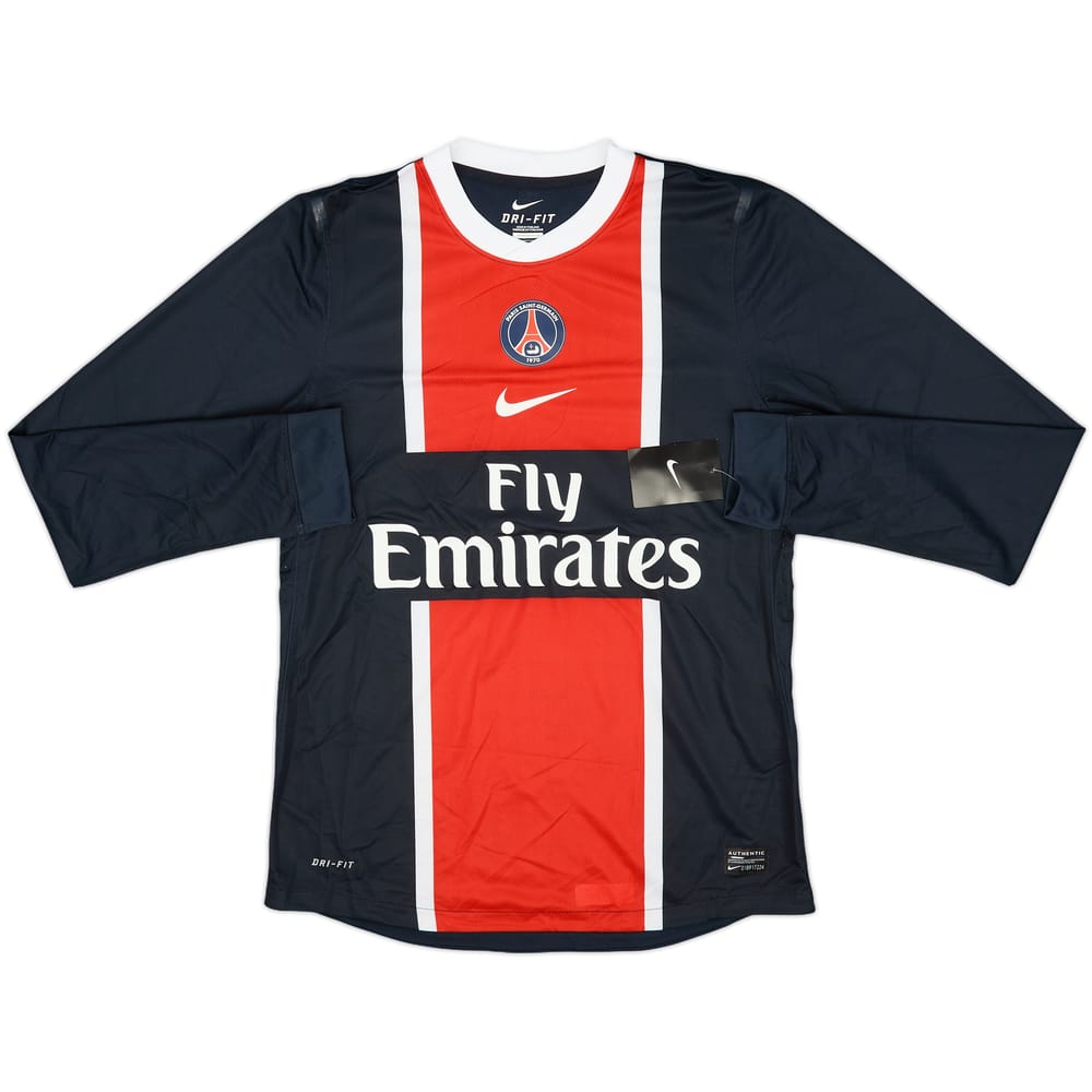 2011-12 Paris Saint-Germain Player Issue Home L/S Shirt (M)