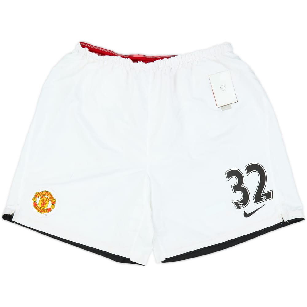 2007-09 Manchester United Home Shorts #32 (Tevez) (XXL)