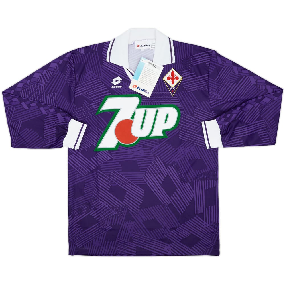1992-93 Fiorentina Player Issue Home L/S Shirt (M)
