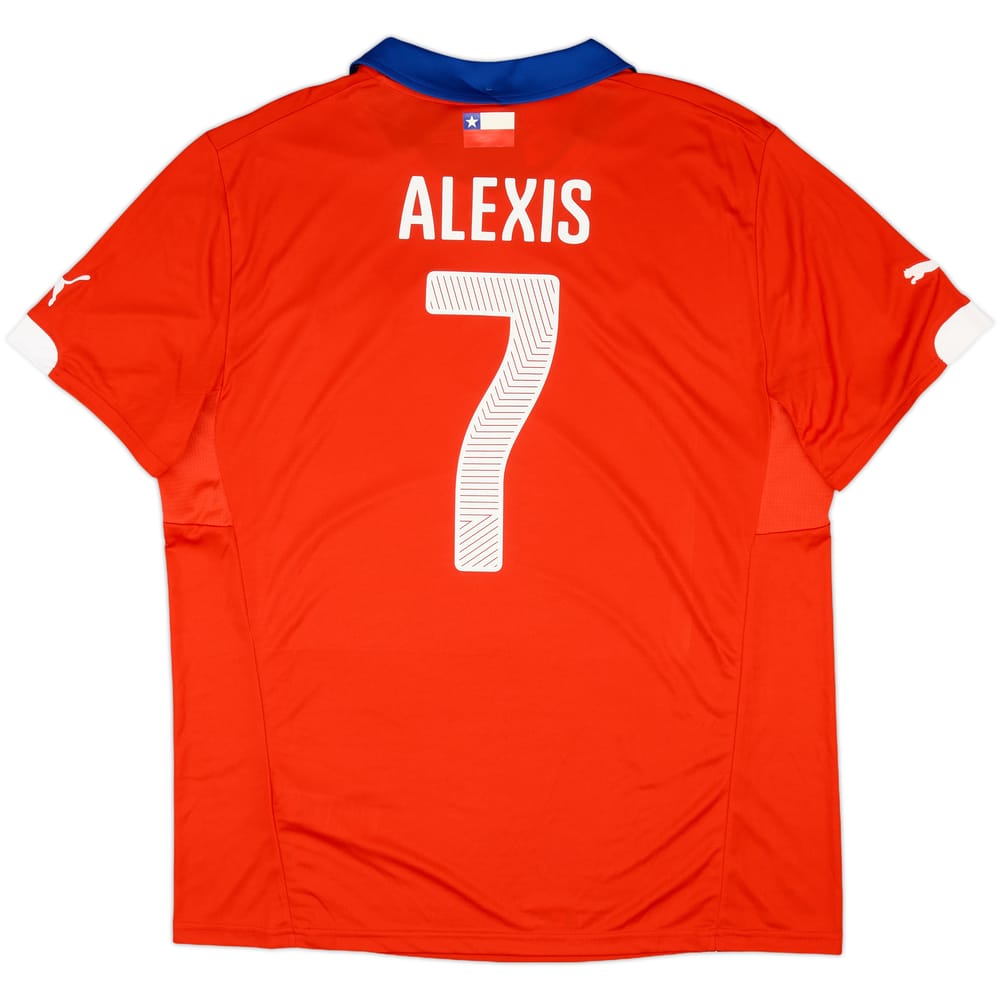 2014-15 Chile Home Shirt Alexis #7 (XXL)