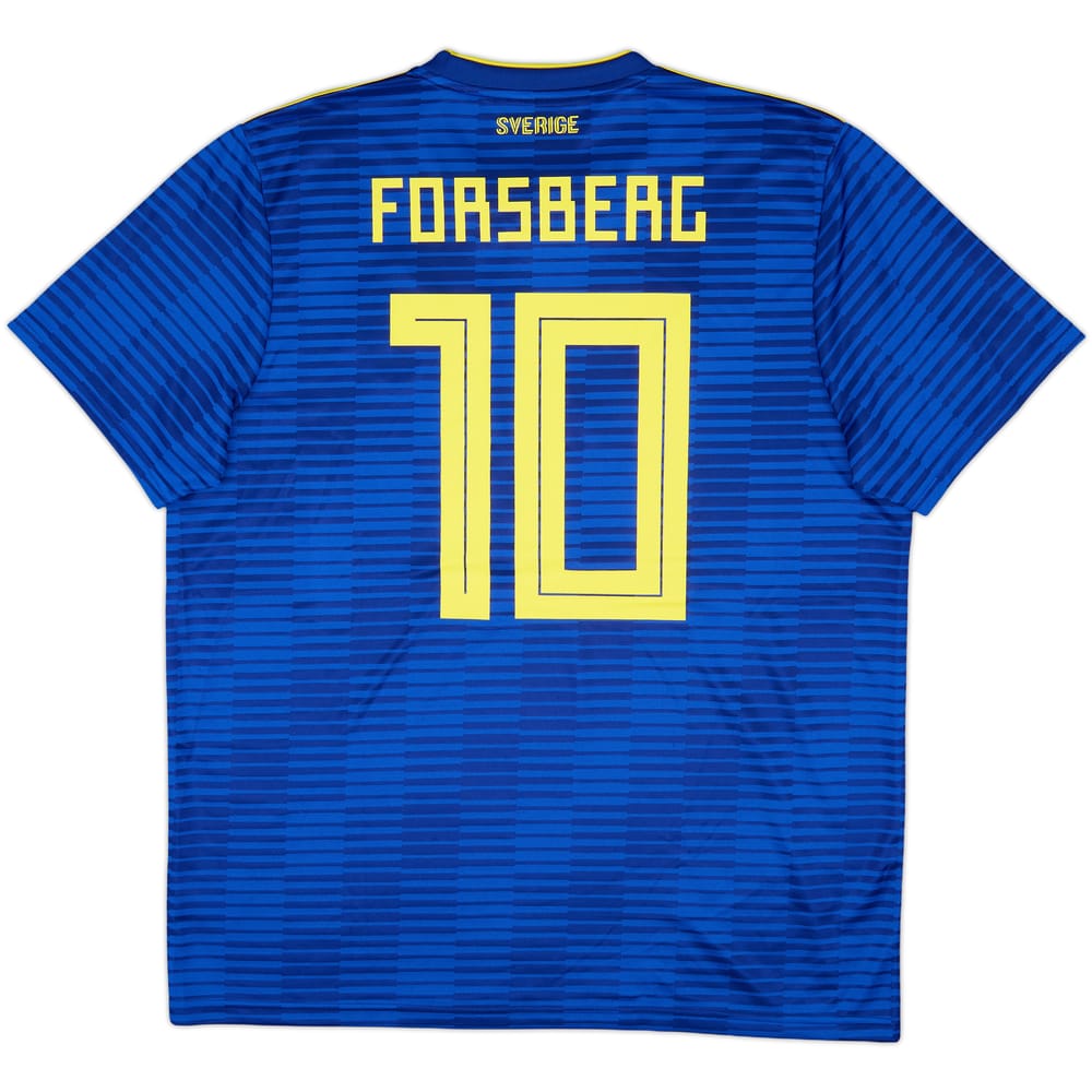 2018-20 Sweden Away Shirt Forsberg #10 - 9/10 - (XL)