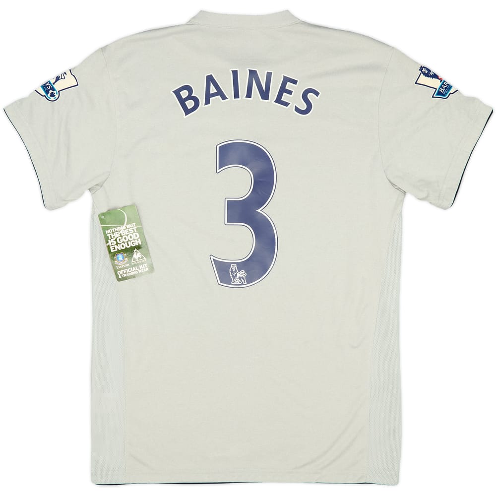 2011-12 Everton Third Shirt Baines #3 (S)