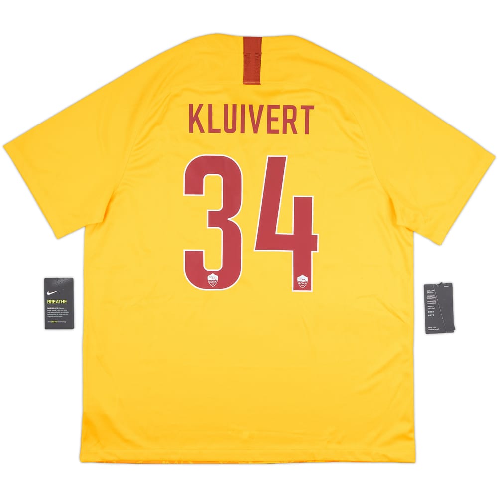 2018-19 Roma Third Shirt Kluivert #34 (XL)