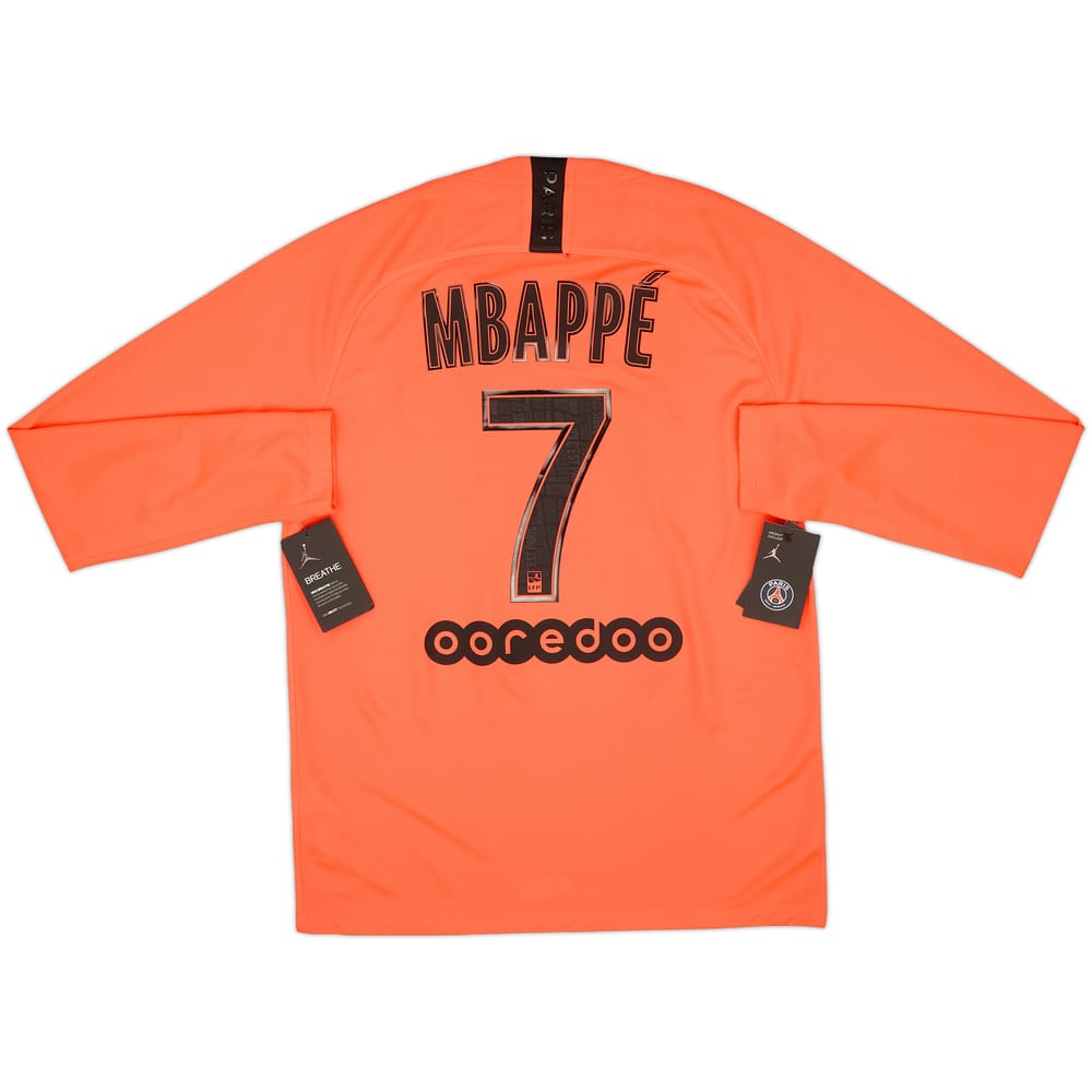 2019-20 Paris Saint-Germain Away L/S Shirt Mbappe #7 (M)