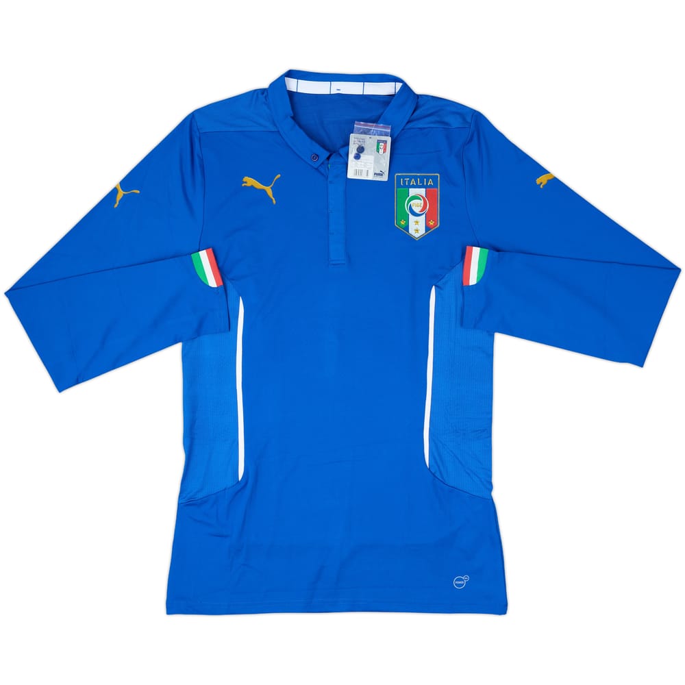 2014-15 Italy Player Issue Home L/S Shirt (XXL)