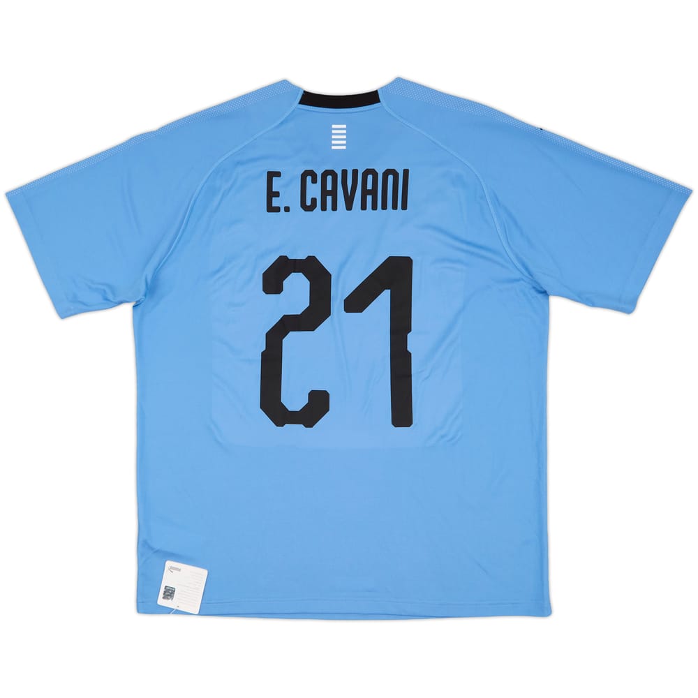2018-19 Uruguay Home Shirt E.Cavani #21 - 9/10 - (XL)