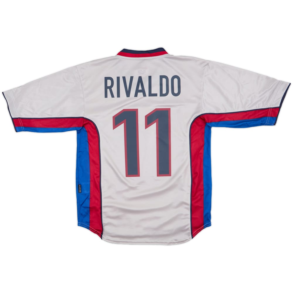 1998-01 Barcelona Away Shirt Rivaldo #11 (S)