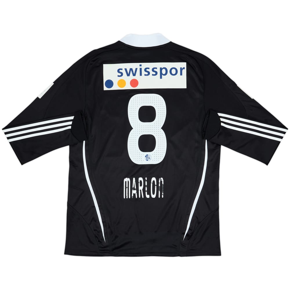 2008-10 FC Luzern Player Issue Away L/S Shirt Marlon #8 - 6/10 - (L)