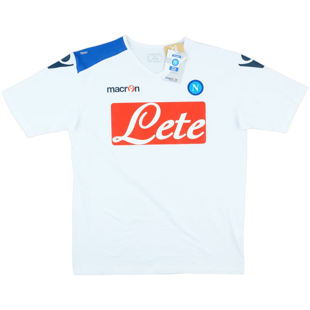 2011-12 Napoli Macron Cotton Training Tee (XL)