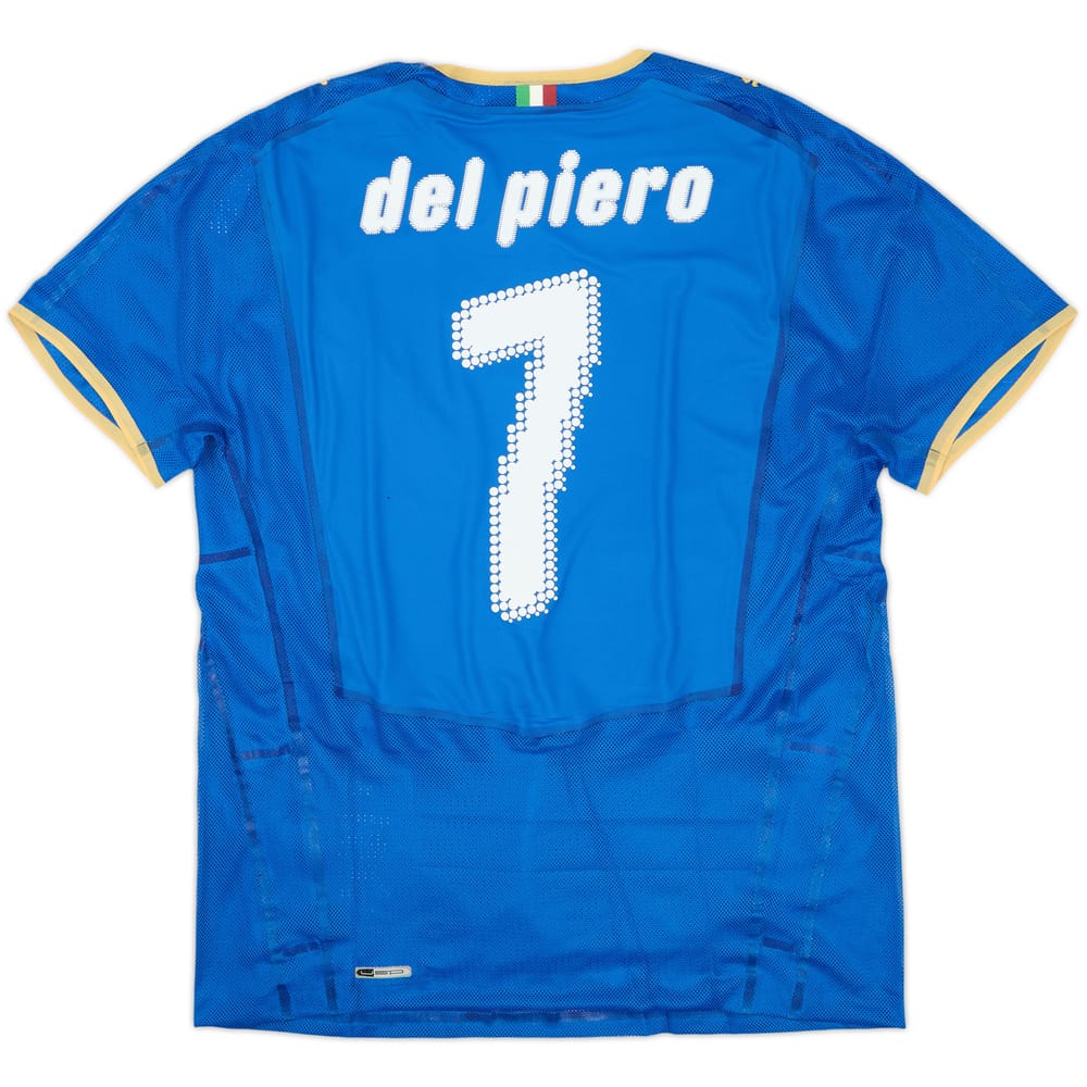 Camiseta de local versión jugador de Italia 2007-08 Del Piero #7 (XL)