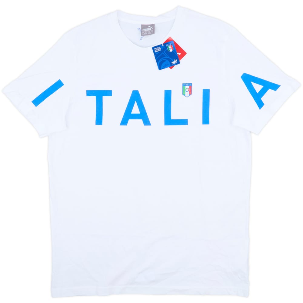 2014-15 Italy Puma Graphic Tee (L)