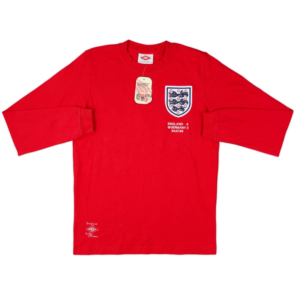 2010 '1966' England Umbro Reissue Away L/S Shirt #66 (M)