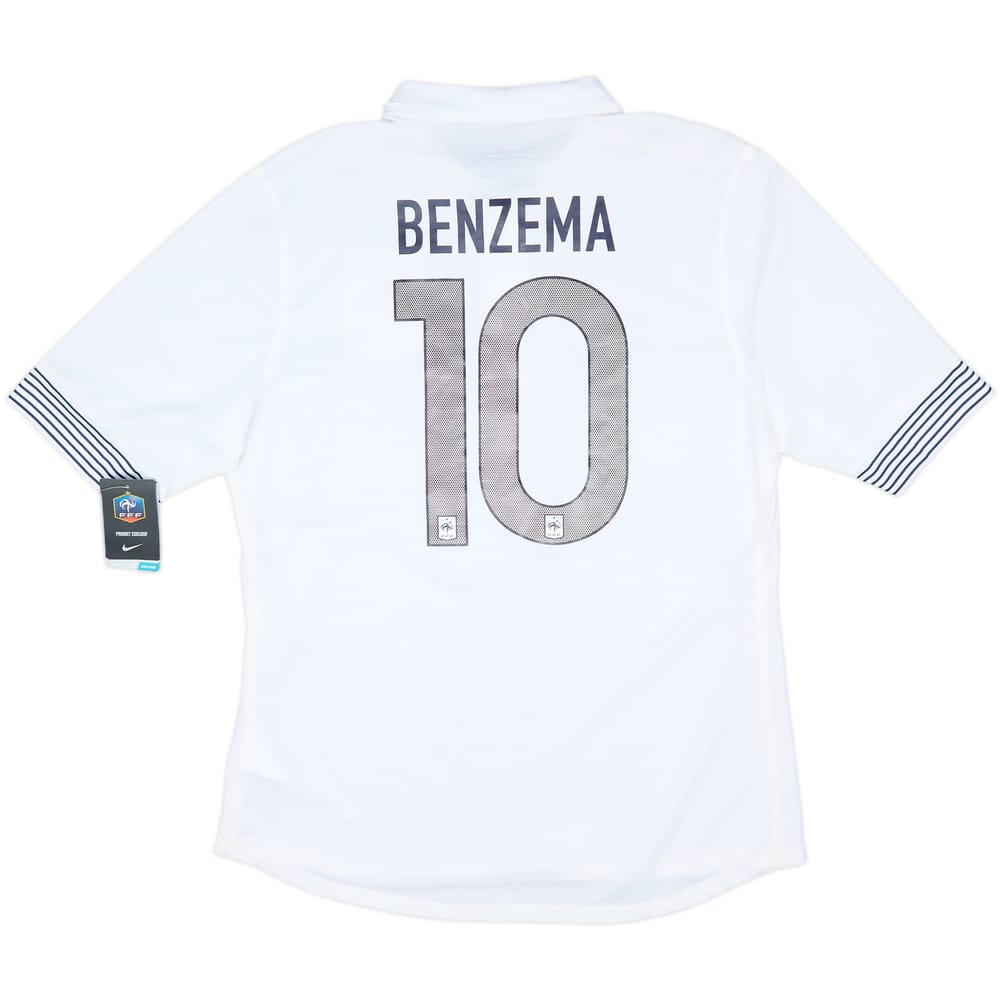 2012-13 France Player Issue Away Shirt Benzema #10 (XL)