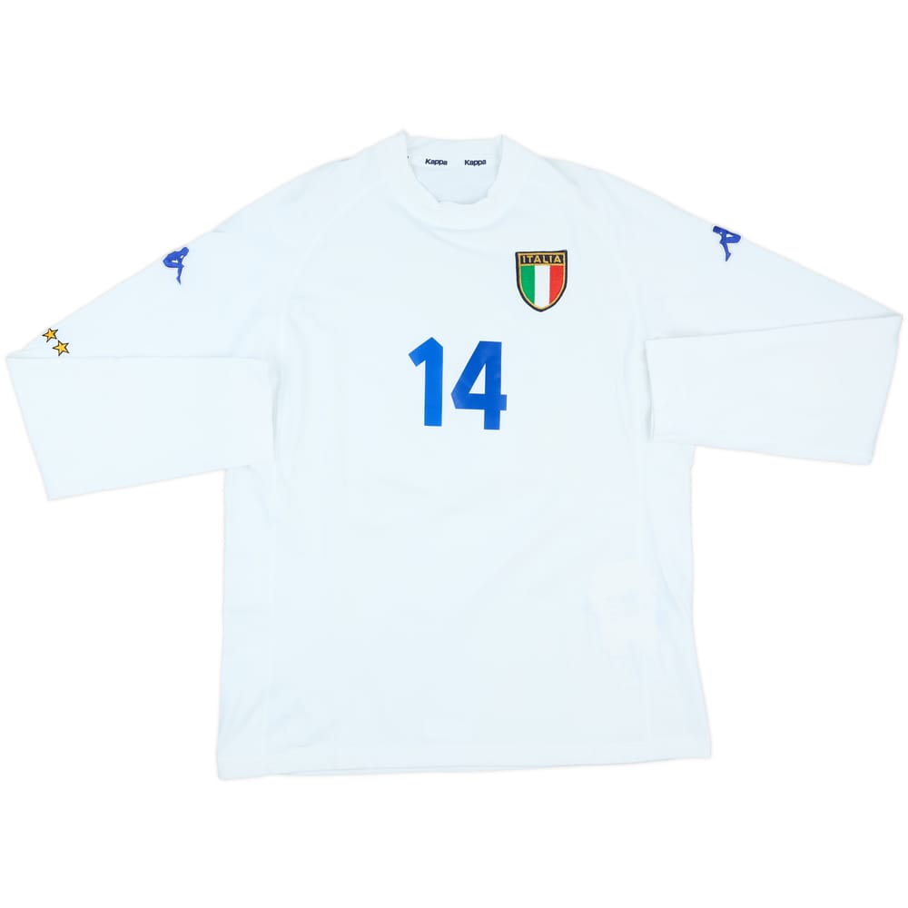2000-01 Italy Player Issue Away L/S Shirt #14 (XL)