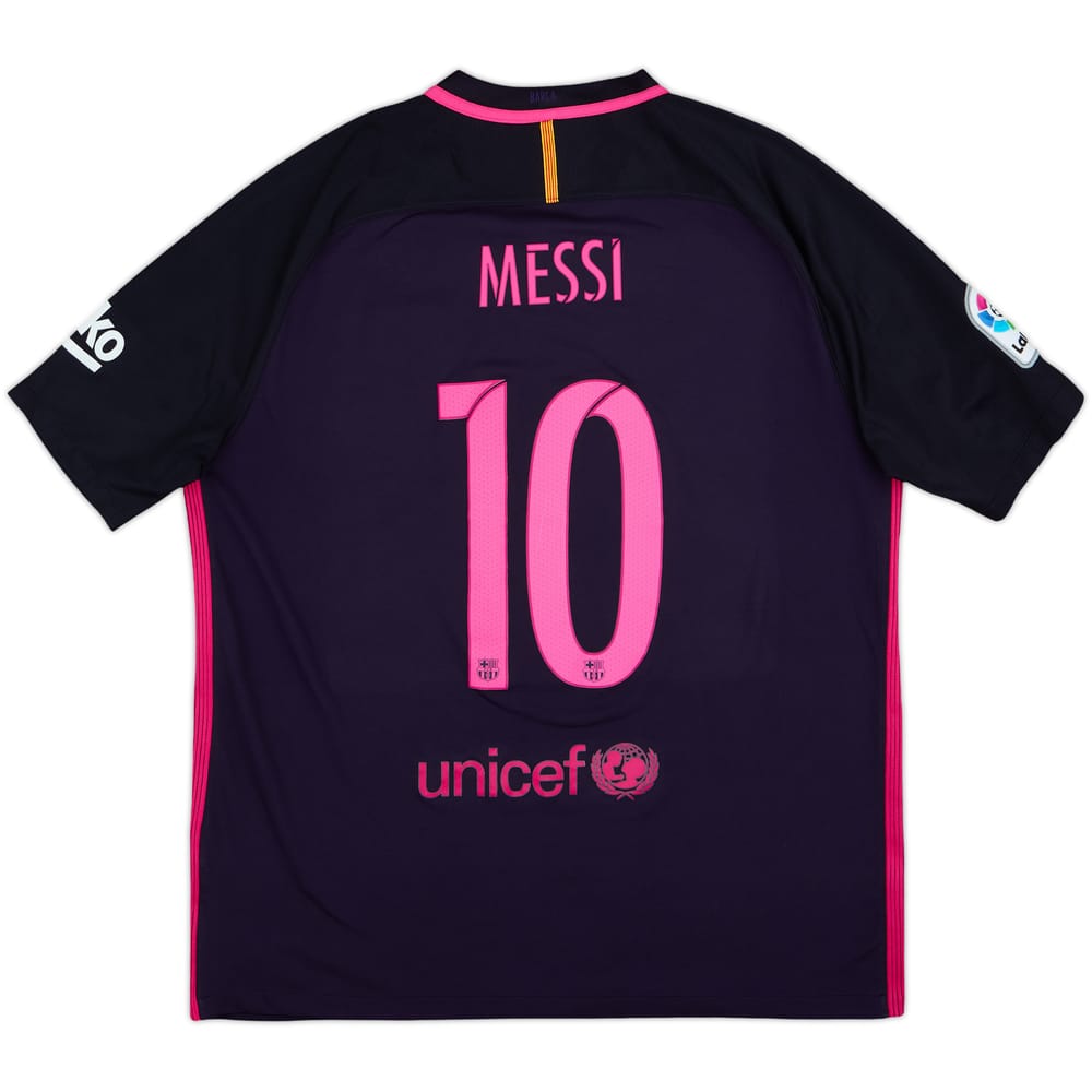2016-17 Barcelona Away Shirt Messi #10 - 8/10 - (XL)
