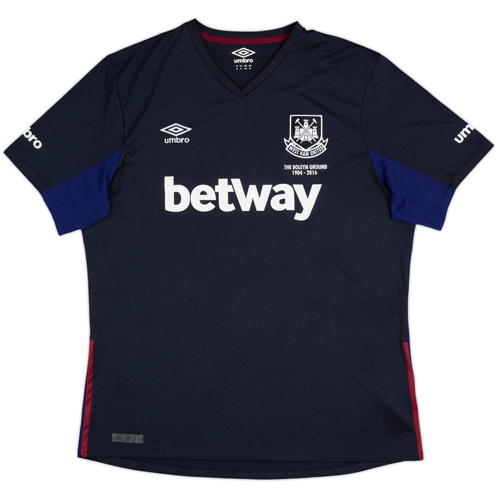 2016-17 West Ham Umbro Training Shirt - 8/10 - (XL)