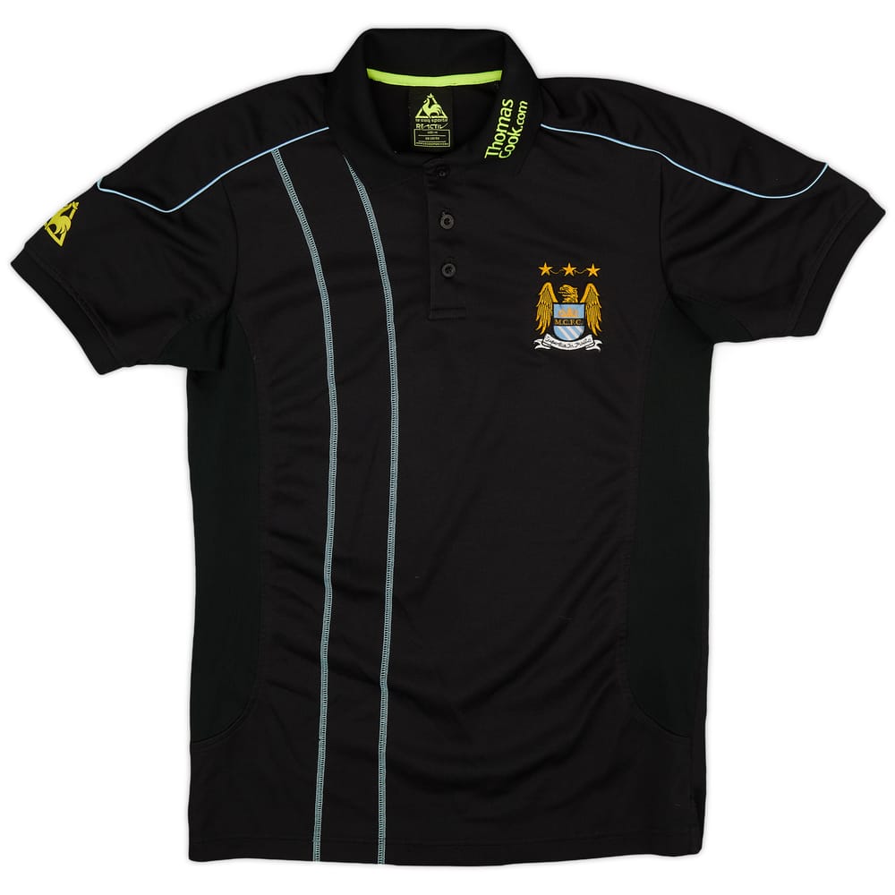 2008-09 Manchester City Le Coq Sportif Polo Shirt - 8/10 - (M)