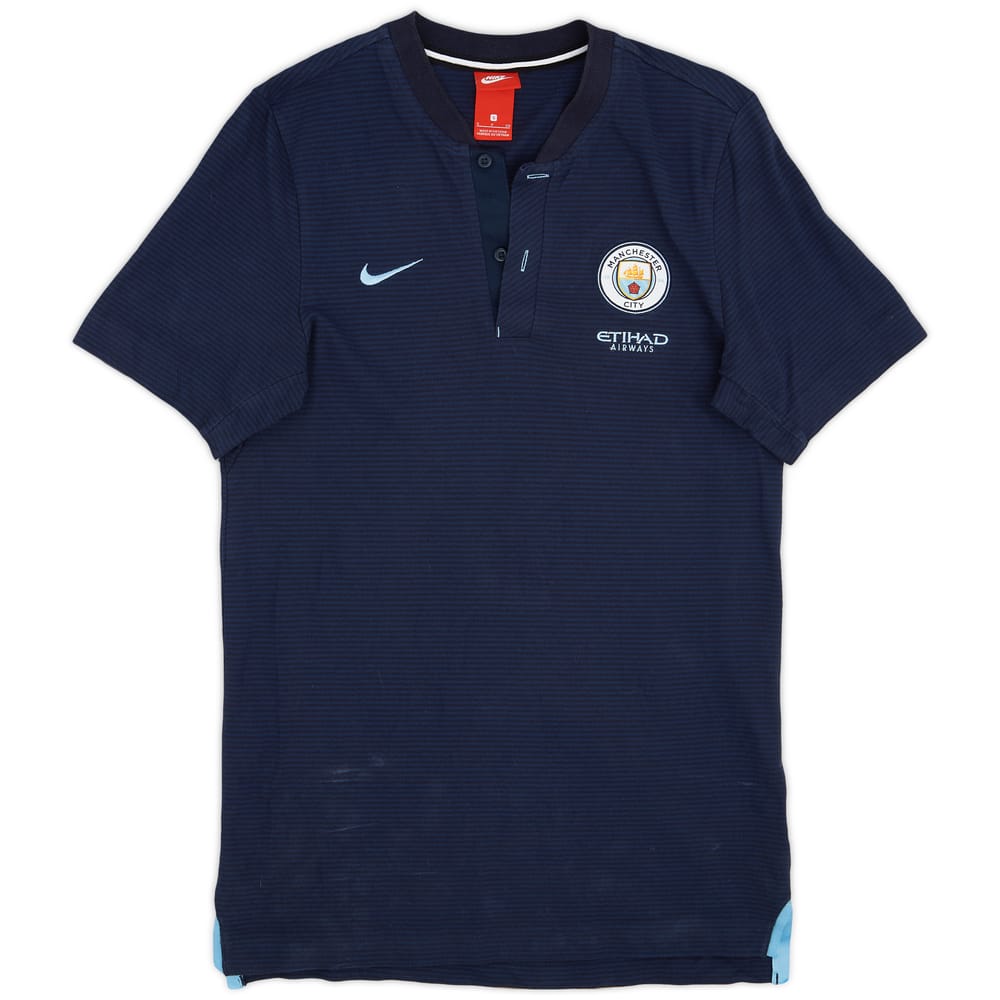 2017-18 Manchester City Nike Polo Shirt - 6/10 - (S)