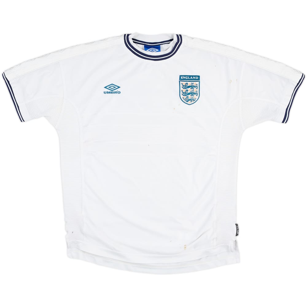 1999-01 England Home Shirt - 4/10 - (XL)