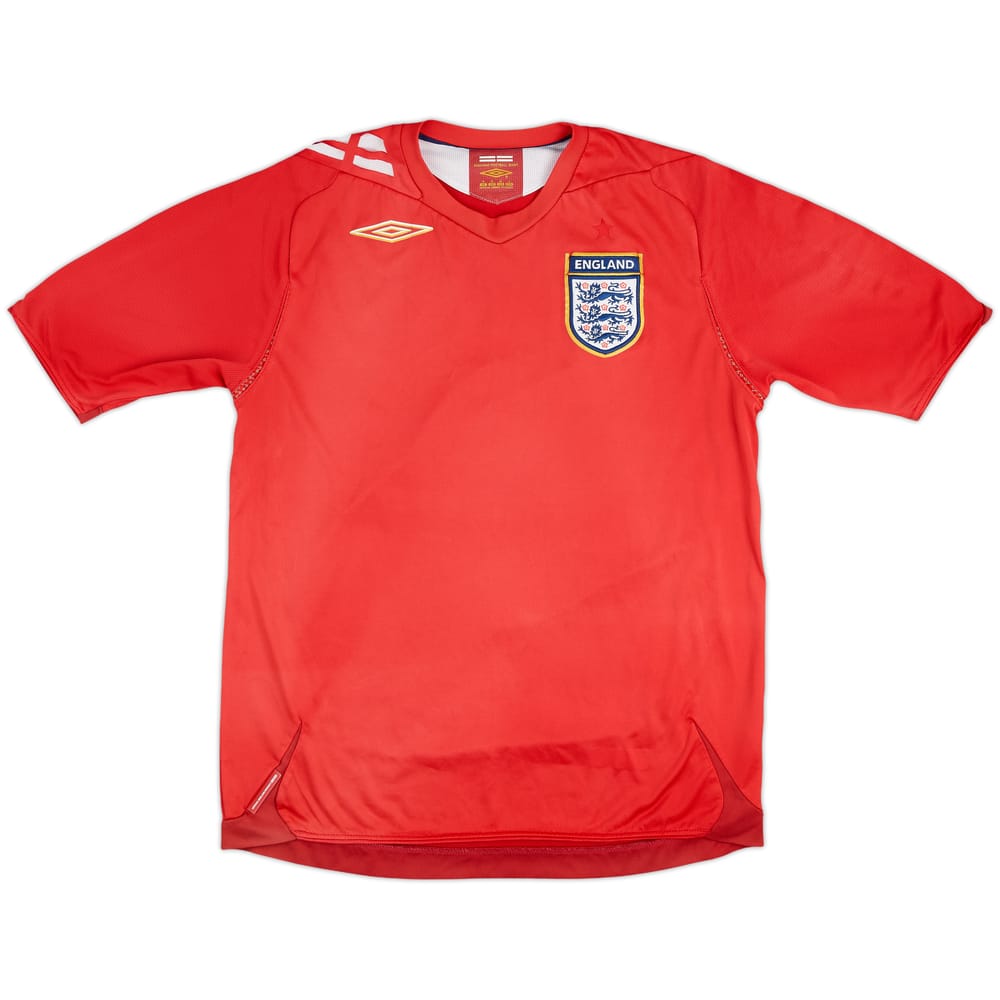 2006-08 Inglaterra Camiseta Visitante - 5/10 - (M)