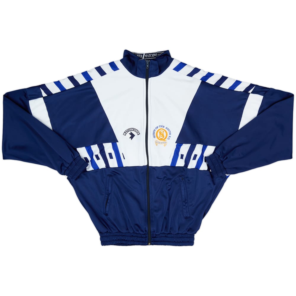 1990-92 Queen of the South Matchwinner Track Jacket - 7/10 - (L)