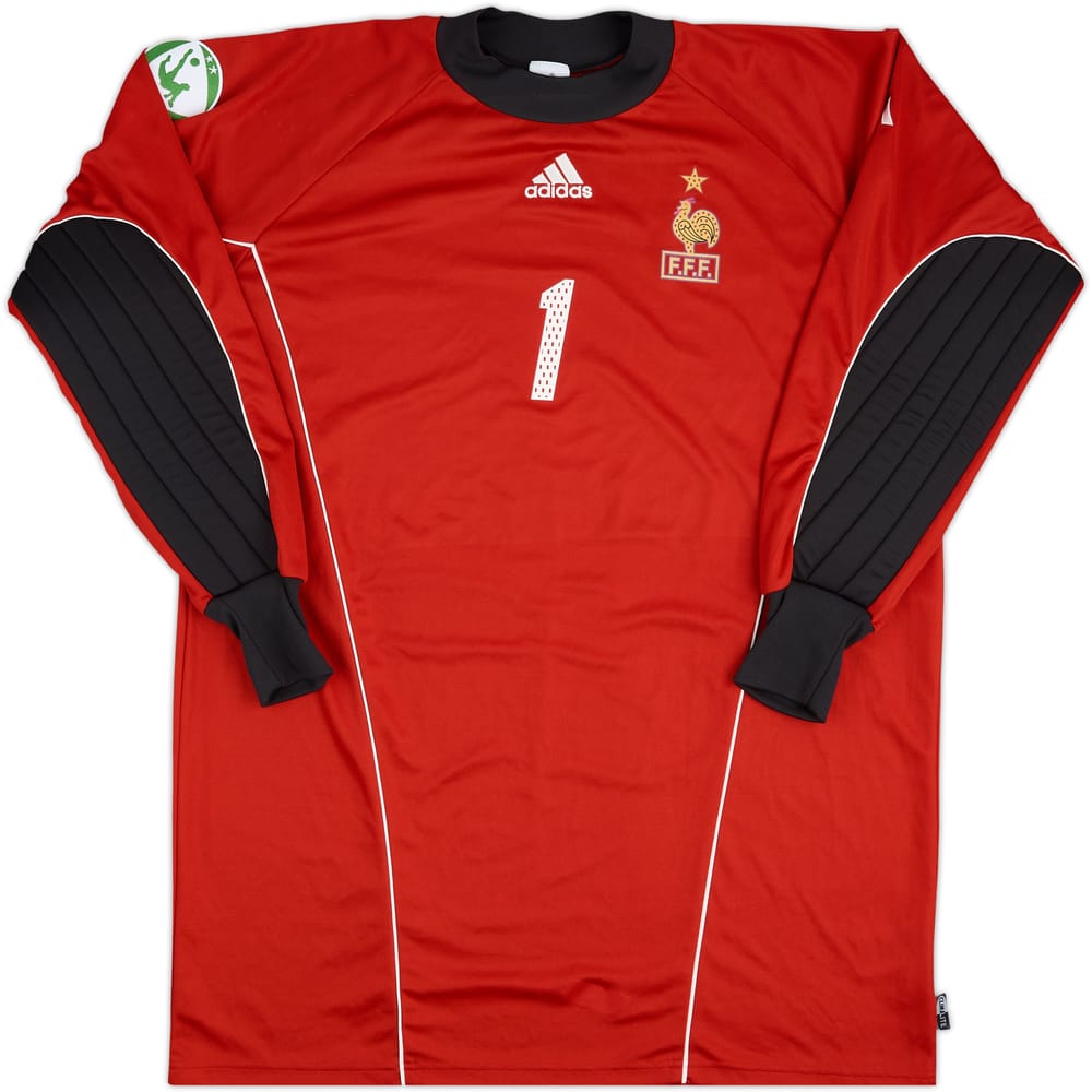 2002-04 France U-19 Match Issue GK Shirt #1