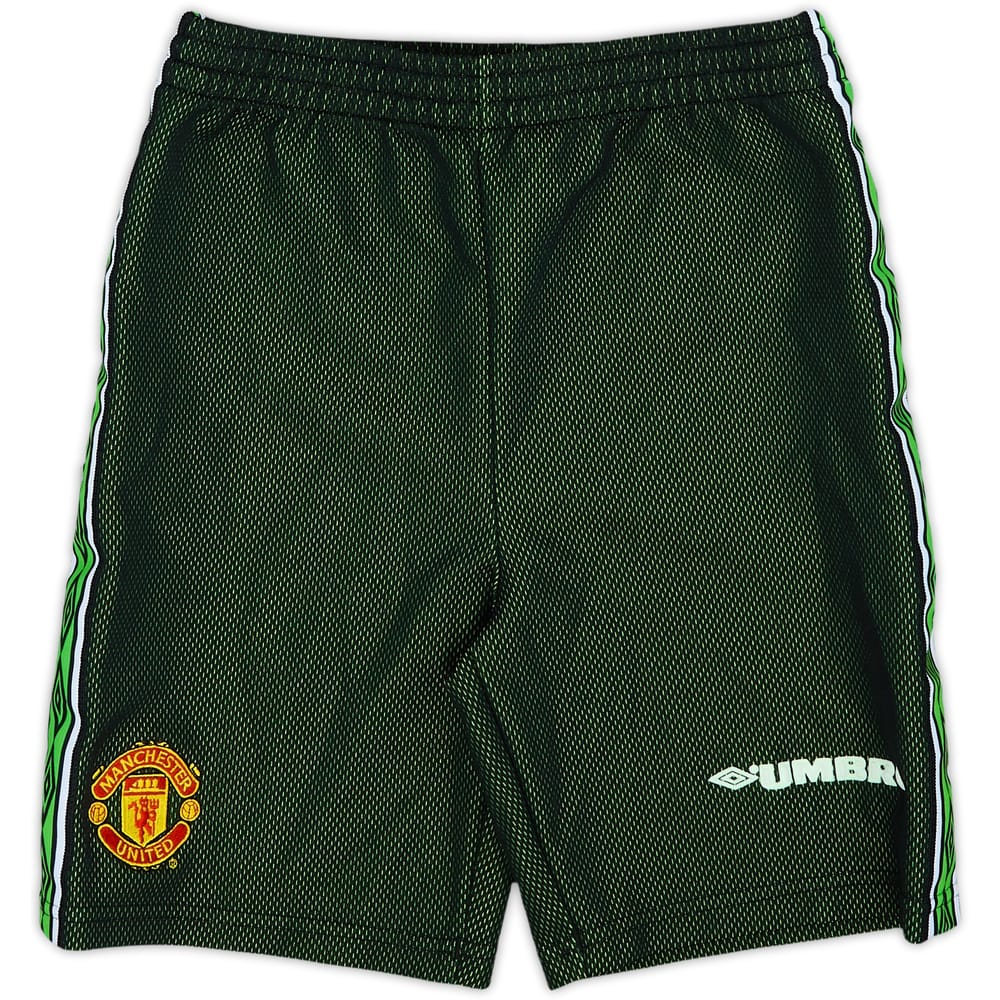 1998-00 Manchester United GK Shorts - 8/10 - (10-11 Years)