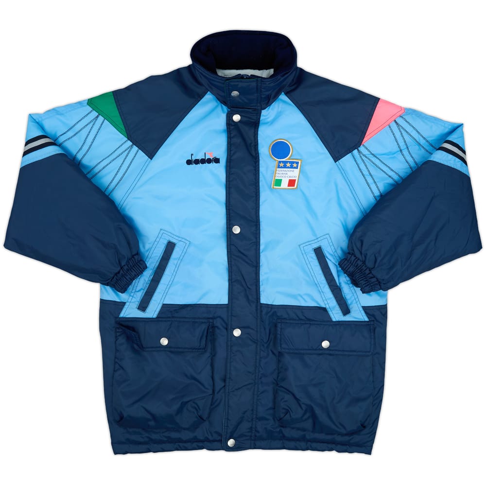 1994-96 Italy Diadora Padded Bench Coat - 9/10 - (M)