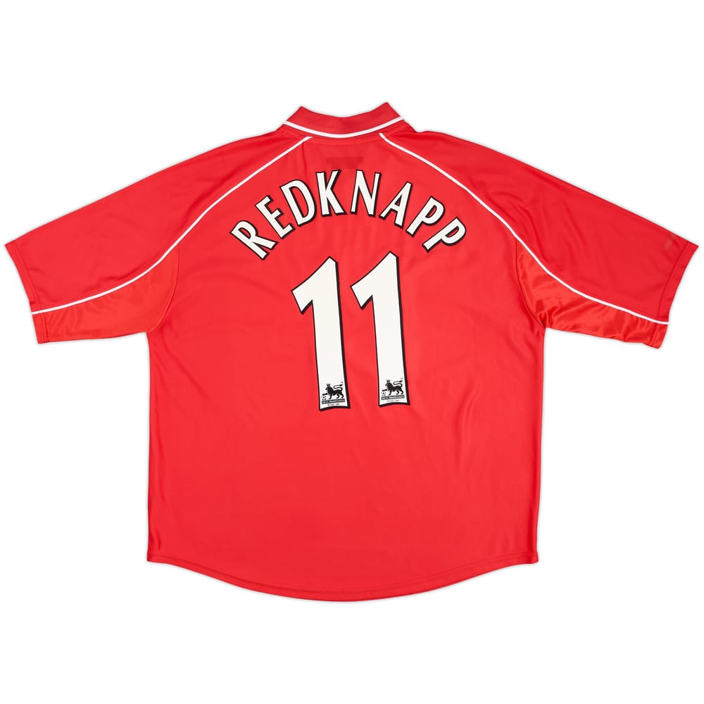 2000-02 Liverpool Home Shirt Redknapp #11 - 8/10 - (XXL)