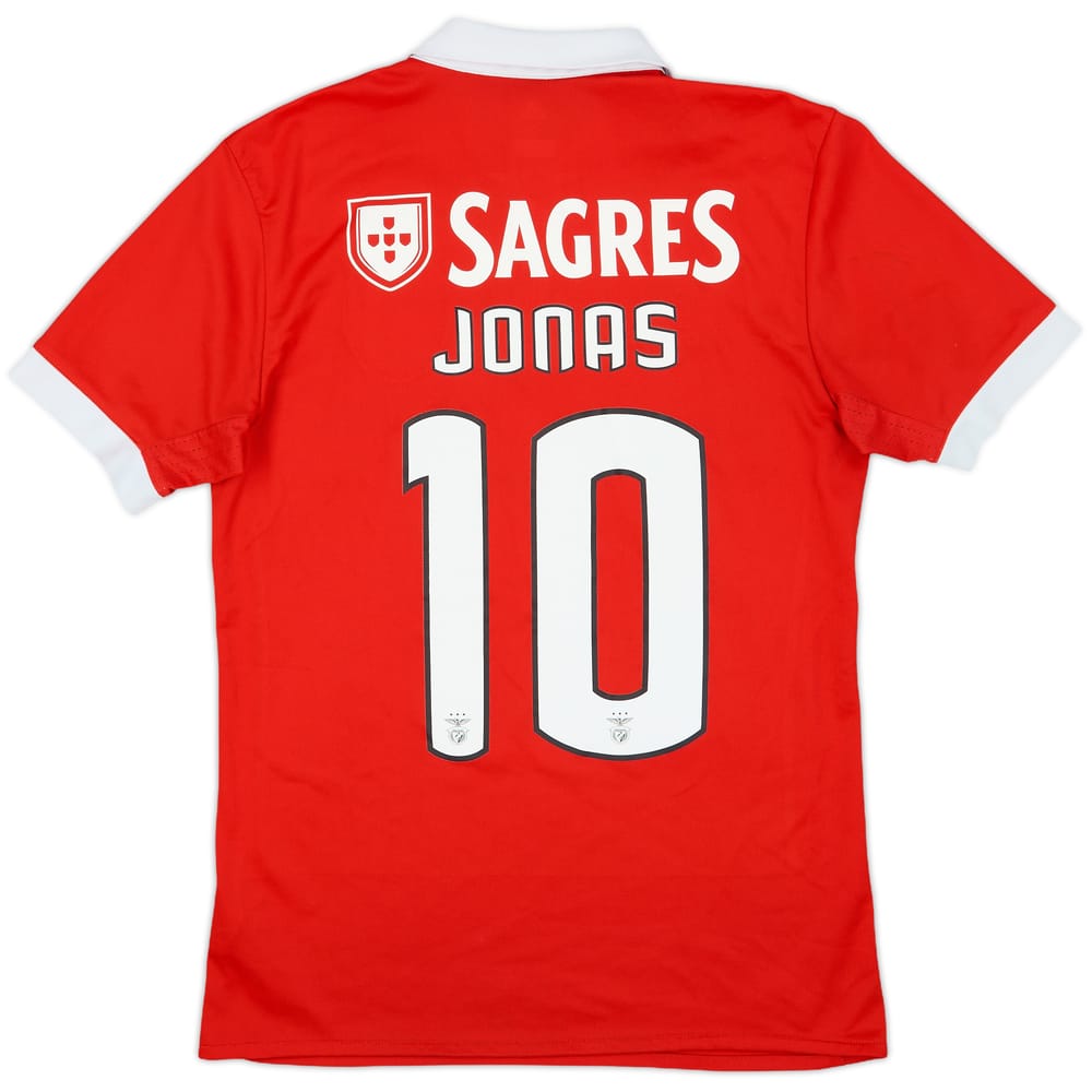 2017-18 Benfica Home Shirt Jonas #10 - 7/10 - (S)