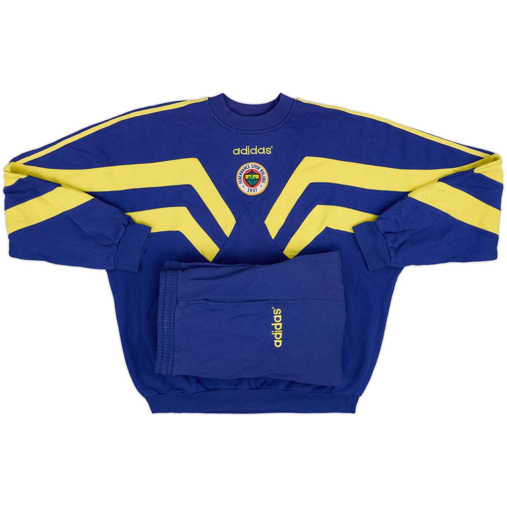 1995-96 Fenerbahce adidas Tracksuit - 9/10 - (L)