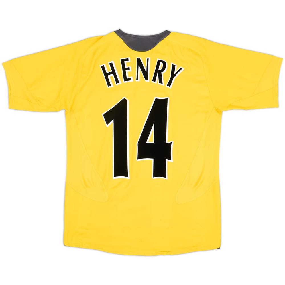 2005-06 Arsenal Away Shirt Henry #14 - 8/10 - (XL.Boys)