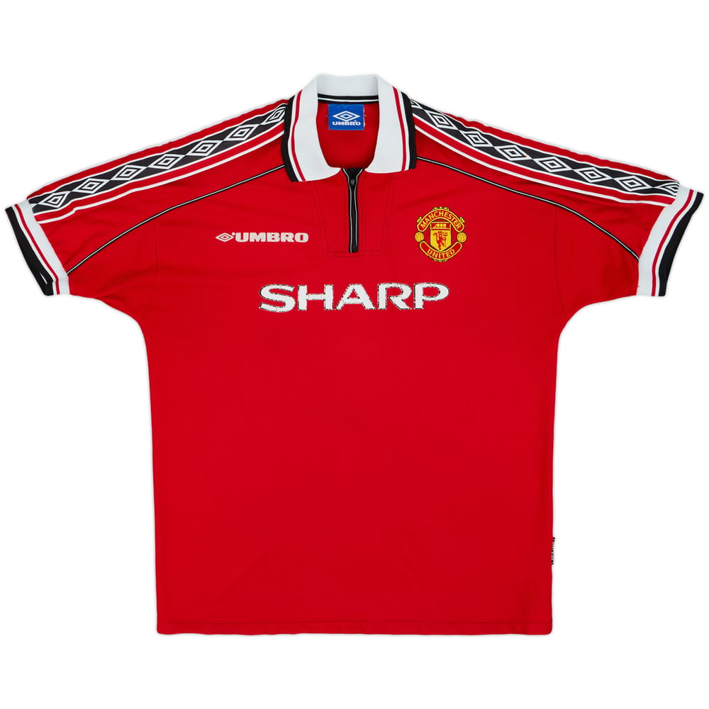 1998-00 Manchester United Home Shirt - 5/10 - (XL)