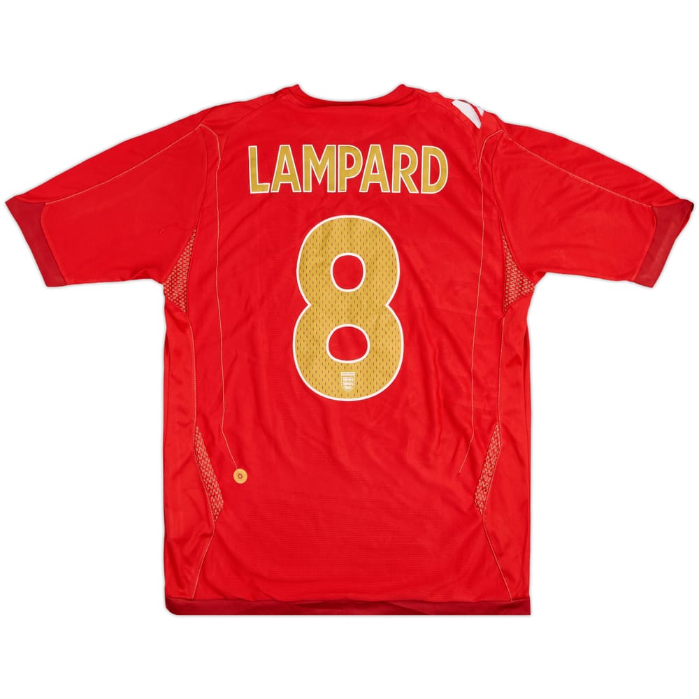 2006-08 England Away Shirt Lampard #8 - 4/10 - (M)