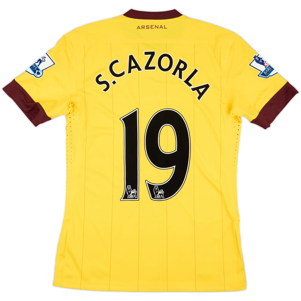 2012-13 Arsenal Match Issue Third Shirt S.Cazorla #19