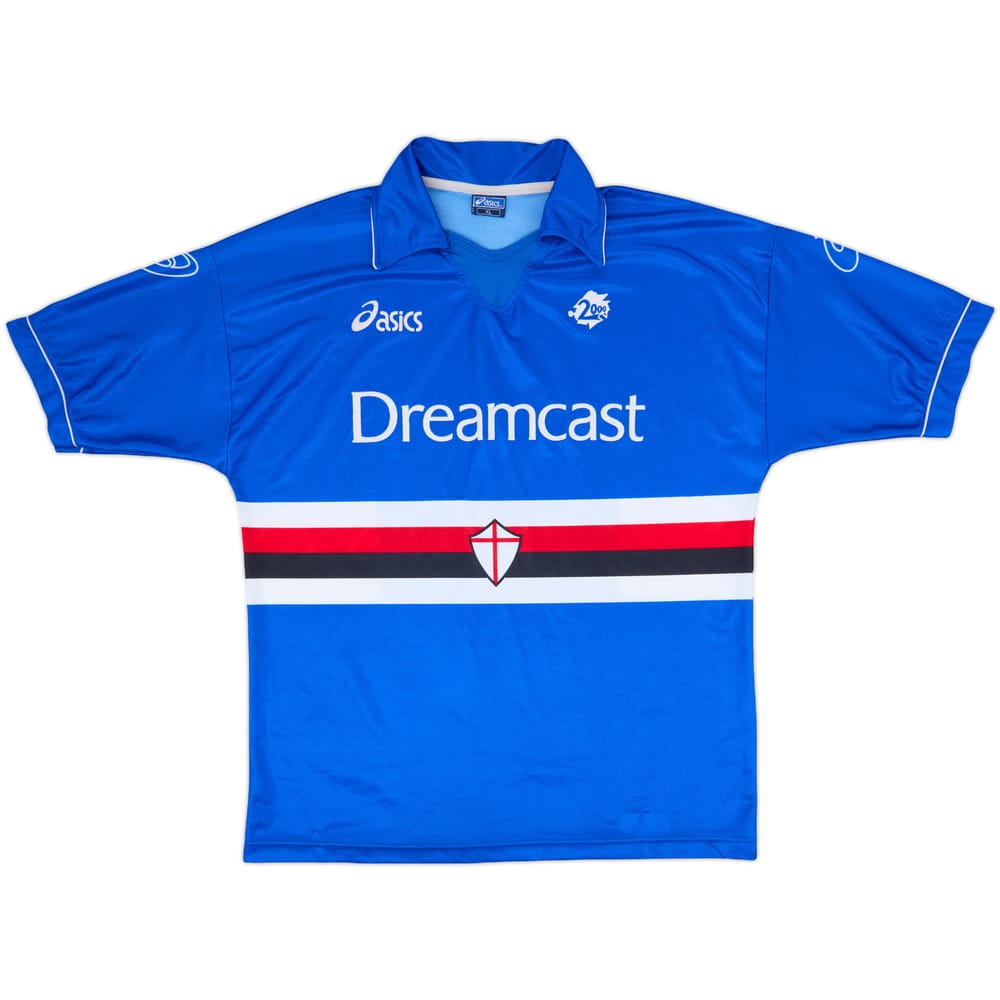 1999-00 Sampdoria Home Shirt - 7/10 - (XL)