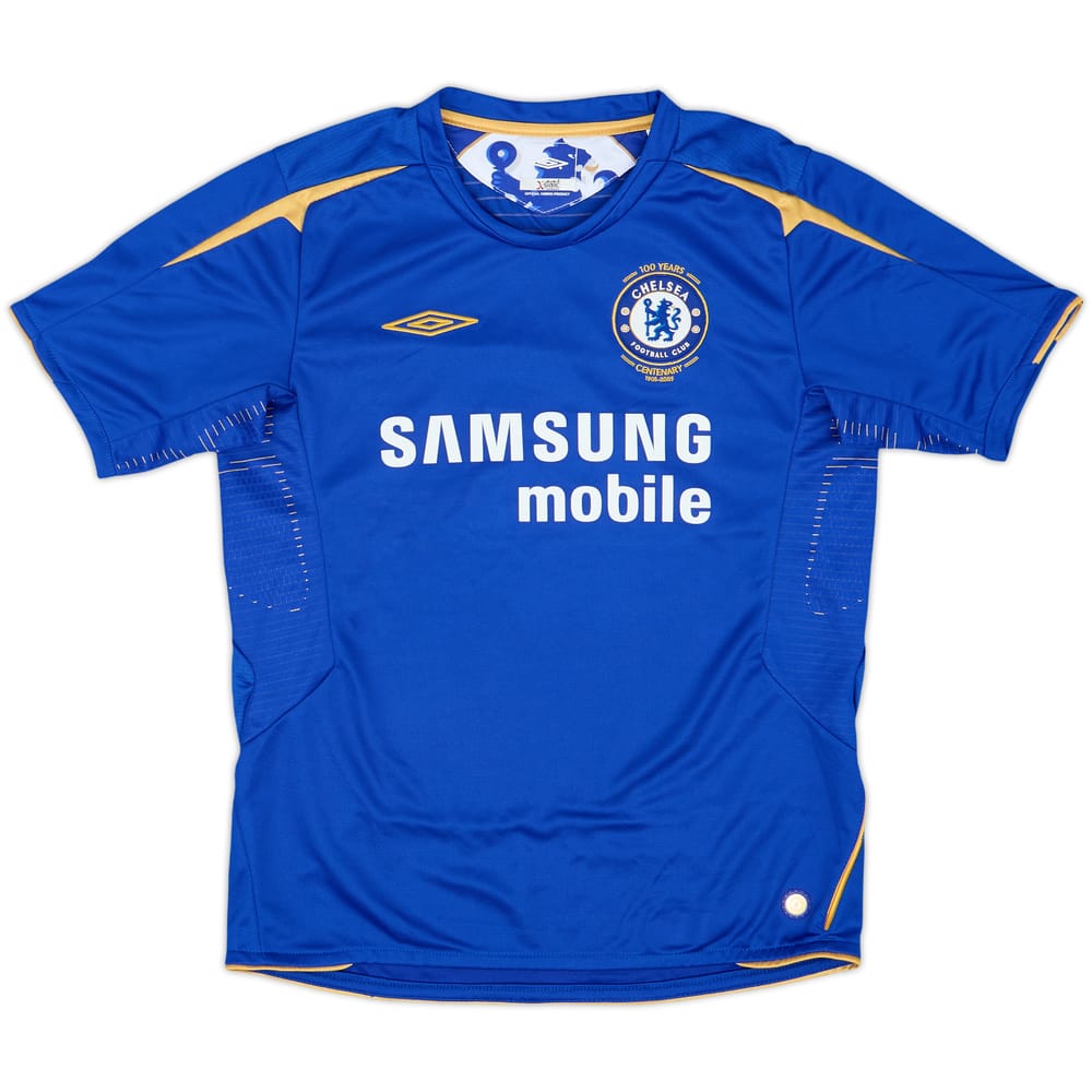 2005-06 Chelsea Centenary Home Shirt - 10/10 - (M.Boys)