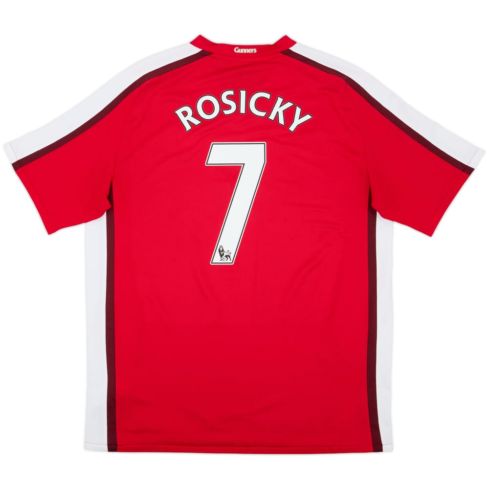2008-10 Arsenal Home Shirt Rosicky #7 - 8/10 - (L)