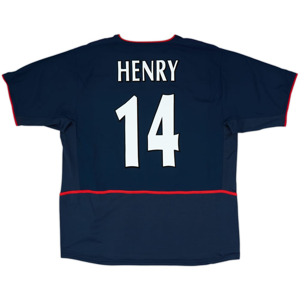 2002-04 Arsenal Away Shirt Henry #14 - 8/10 - (XL)