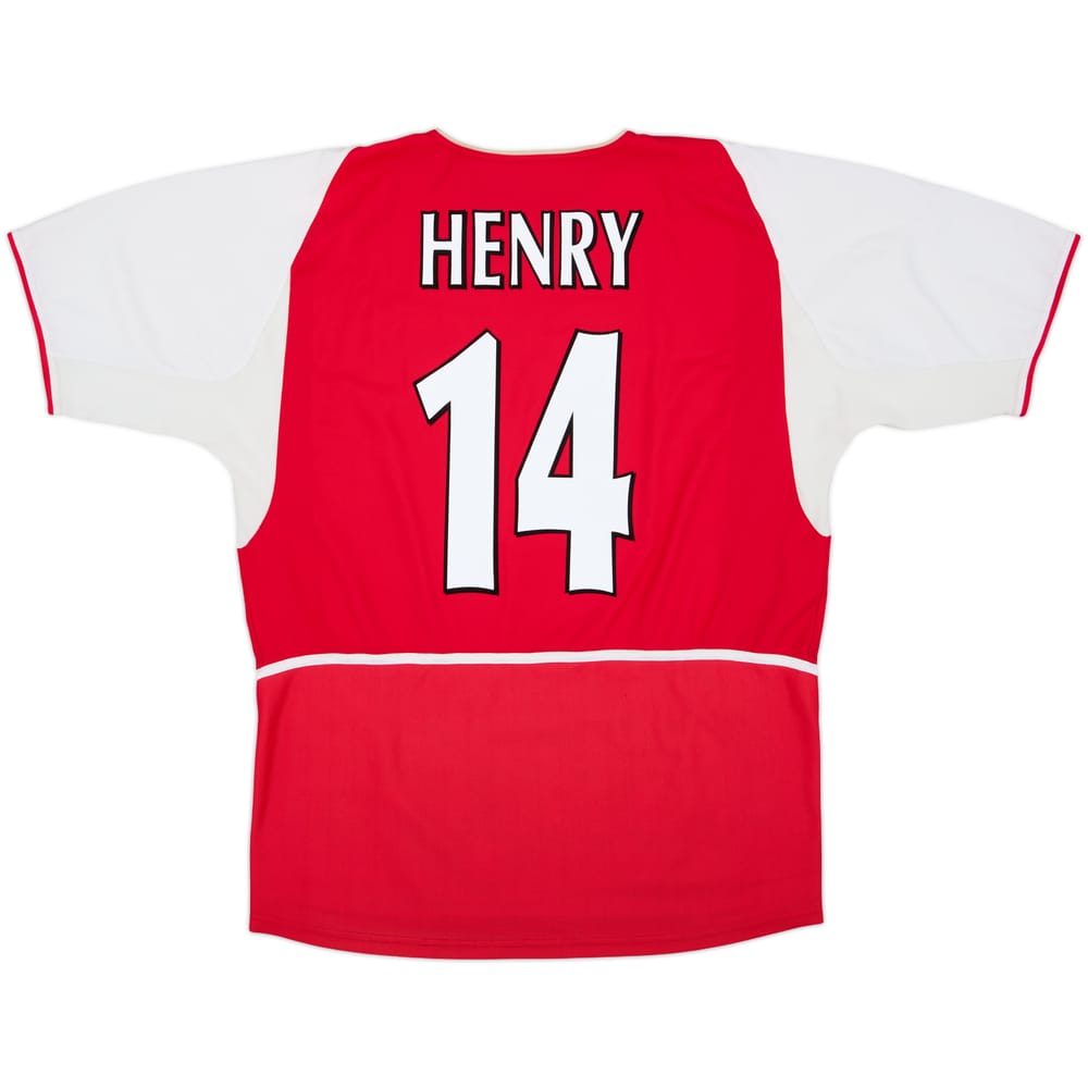 2002-04 Arsenal Home Shirt Henry #14 - 7/10 - (L)